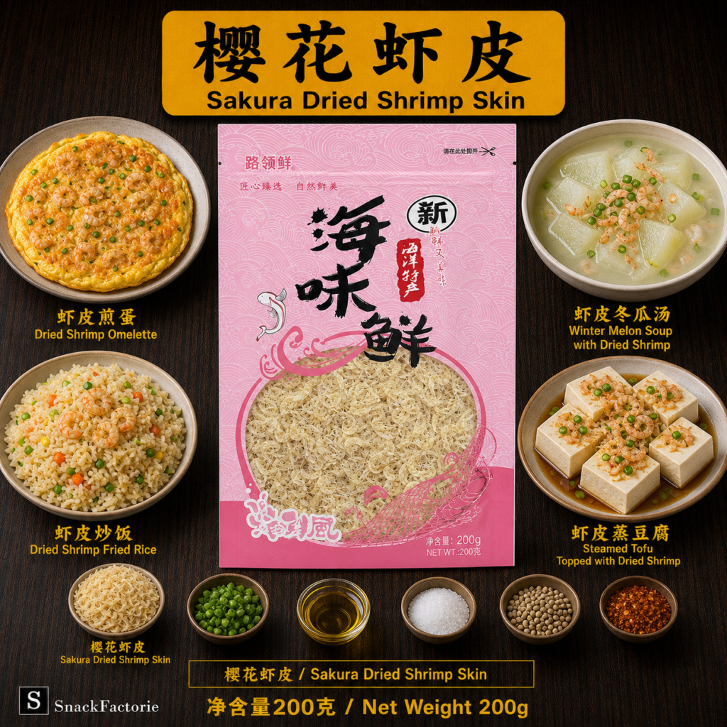 樱花虾皮 Sakura Dried Shrimp Skin