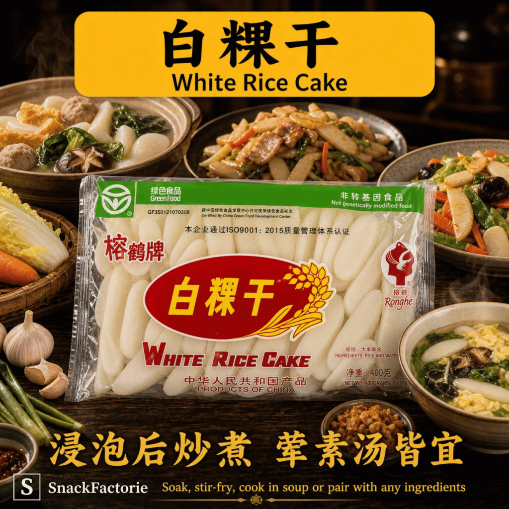 白粿干 White Rice Cake White Rice Stick (400g)