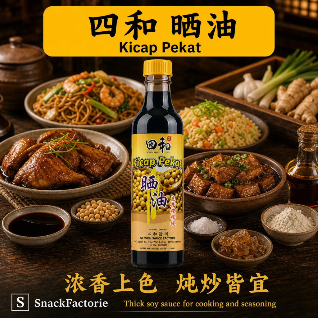 四和 晒油 Se Woh Kicap Pekat (350ml)