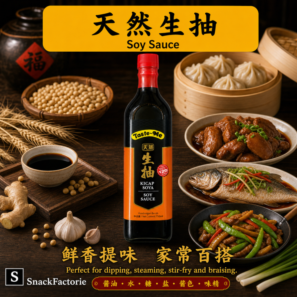 新泰兴 天然生抽 Taste-Me Soy Sauce (750 ml)
