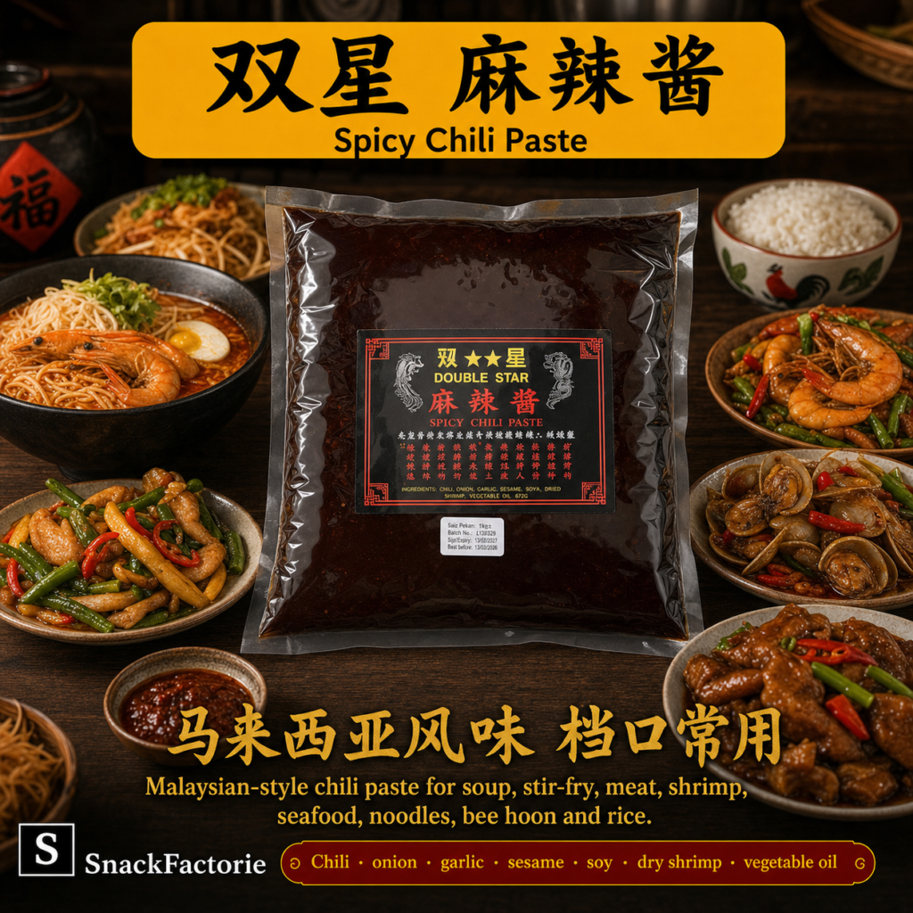 双星牌 麻辣酱 Double Dragon Spicy Chilli Paste (1.7KG)