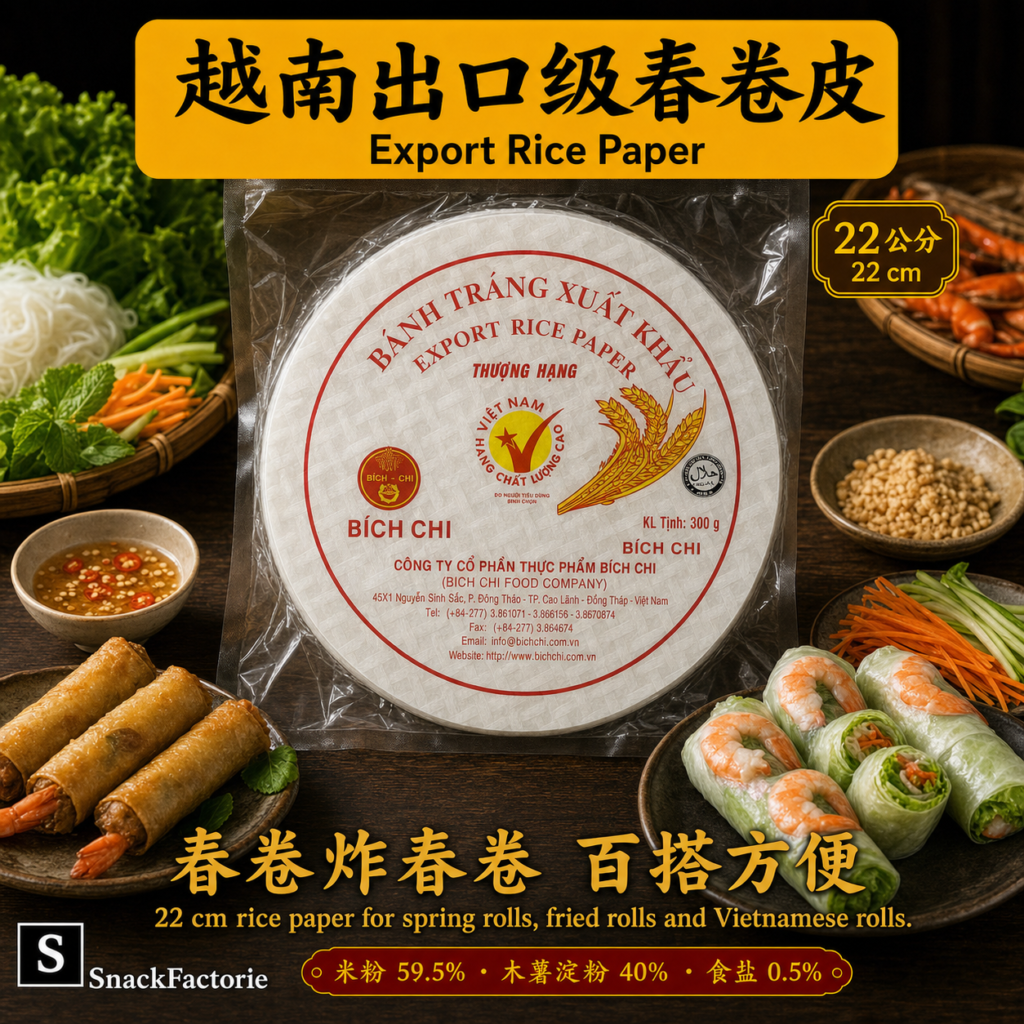 出口米纸 （越南薄饼皮）Export Rice Paper （Vietnam Rice Paler）