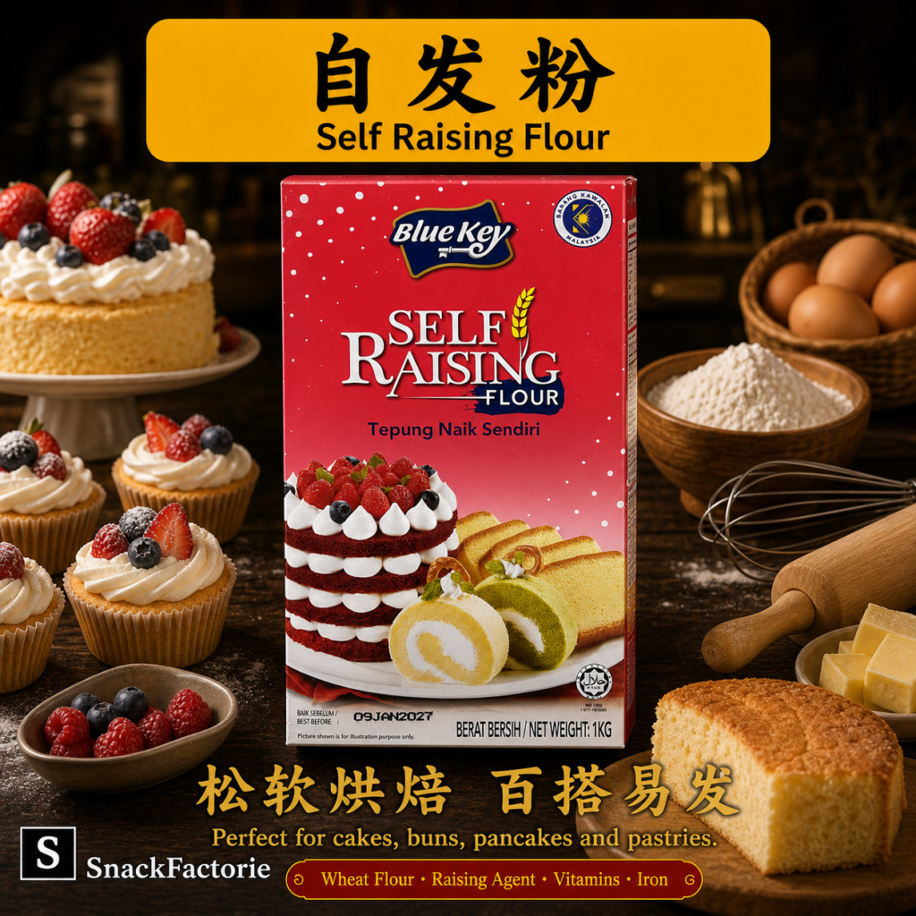 自发面粉 BlueKey Self-Raising Flour (1KG)