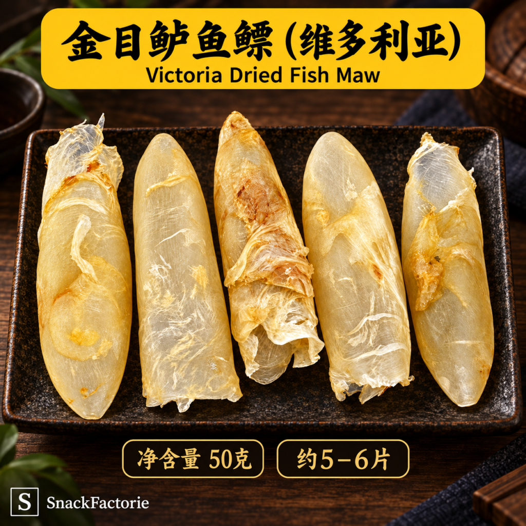 金目鲈鱼鳔（维多利亚） Victoria Dried Fish Maw