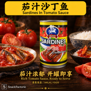 茄子沙丁鱼 Sardines In Tomato Sauce (425g) Halal