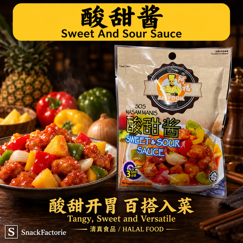 阿福 酸甜酱 Ah Fook Sweet & Sour Sauce (180g)