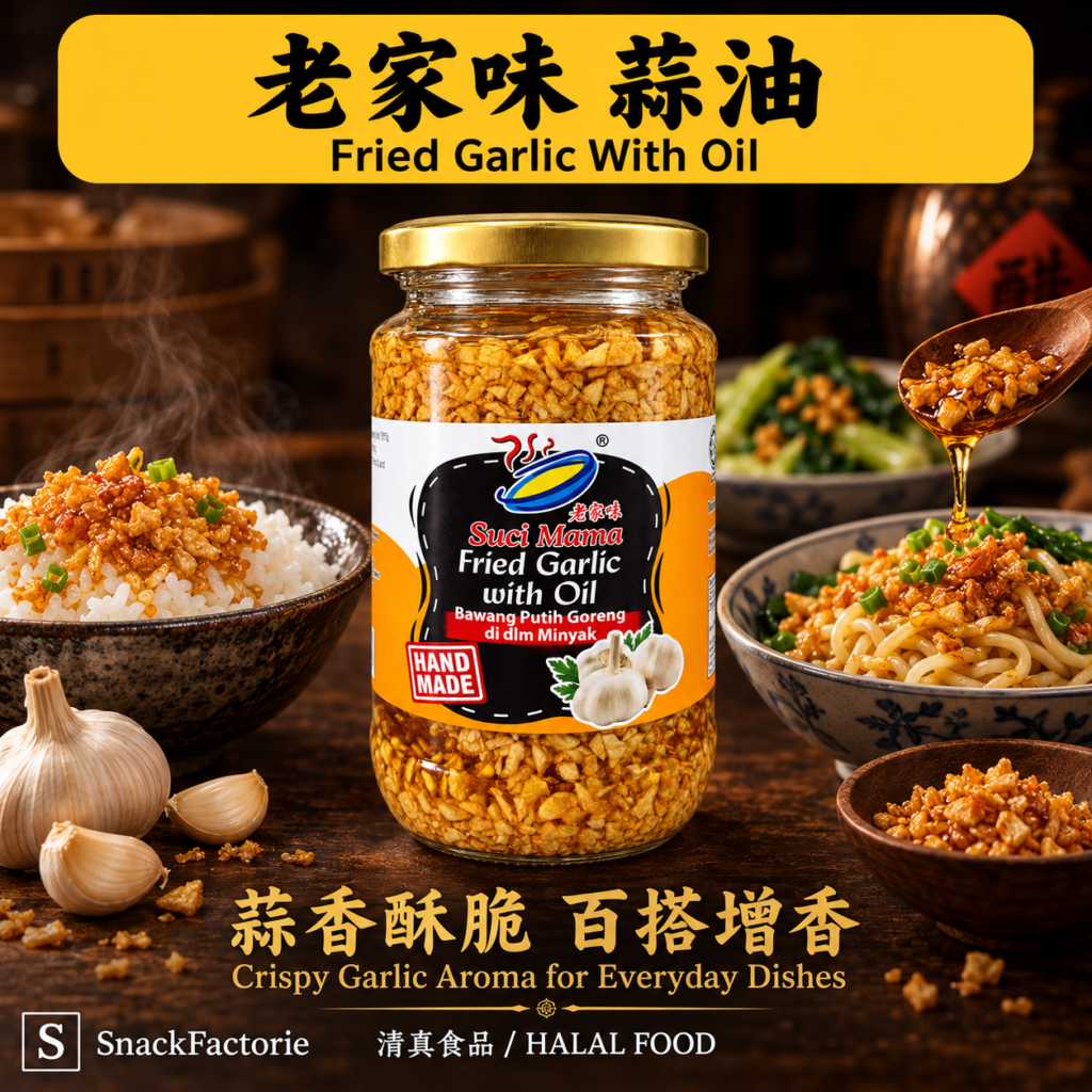 老家味 香炸蒜酥油 Suci Mama Fried Garlic with Oil (310g)