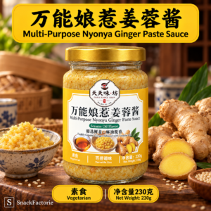 天天味 素食 万能娘惹姜蓉酱 Multi-Purpose Nyonya Ginger Paste Sauce (230g)