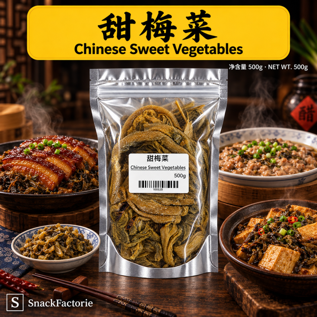 惠州特产 甜梅菜 / 咸梅菜 梅菜Chinese Salted Vegetables (500g)