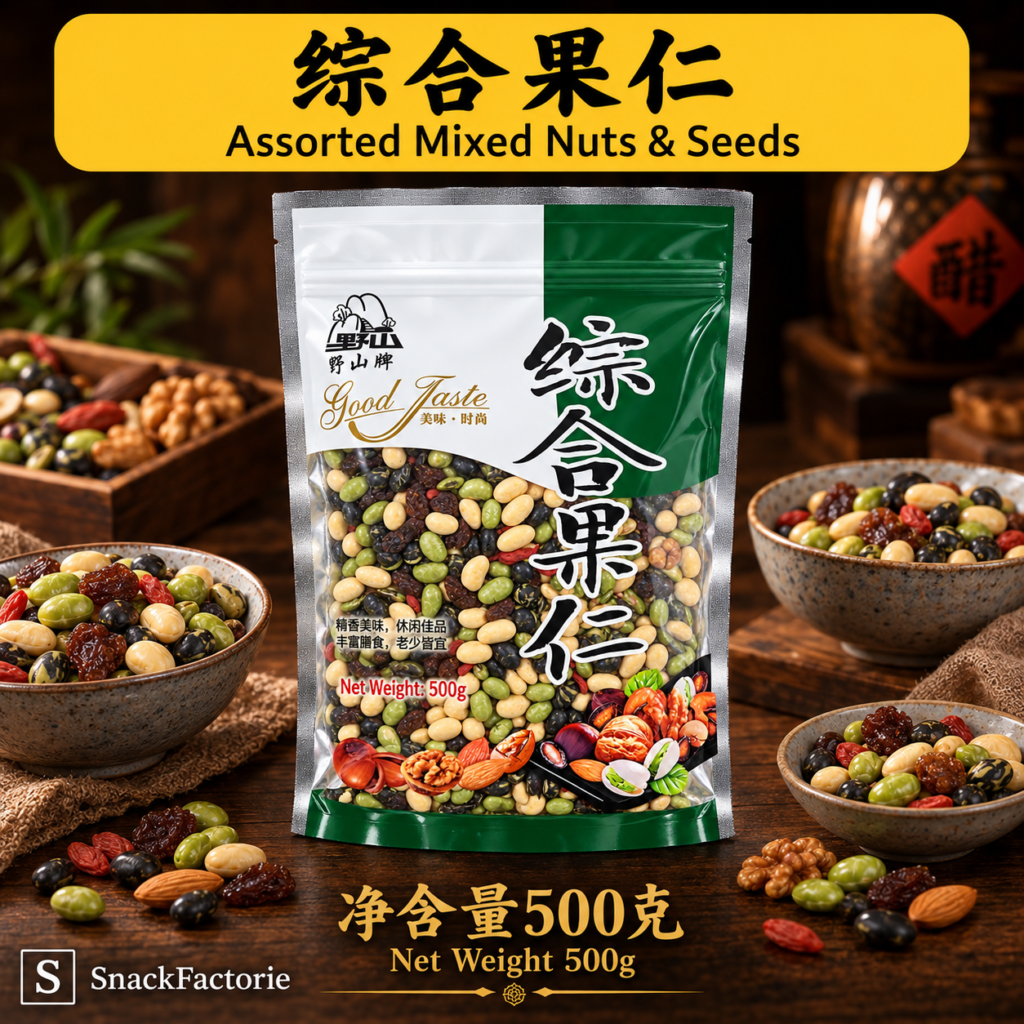 综合果仁 Assorted Mixed Nuts & Seeds (500g)