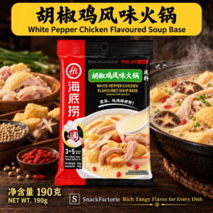 海底捞 胡椒鸡风味火锅 White Pepper Chicken Flavoured Soup Base (190g)