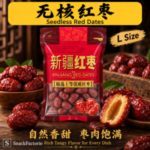 若疆 无核红枣 L Size Seedless Red Dates (500g)
