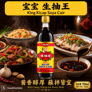 宝宝 生抽王 Po-Po Soy King Kicap Soya Cair (720ML)