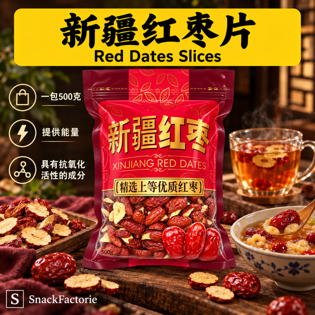 新疆红枣片 Red Dates Slices (500g)